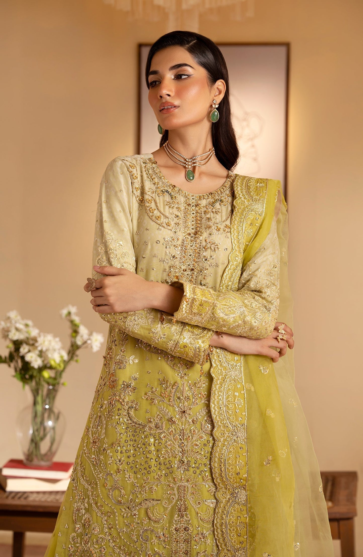 Emaan Adeel | Romansiyyah Luxury Formals 24 | Sabian - Wedding Dress - Maria Faisal