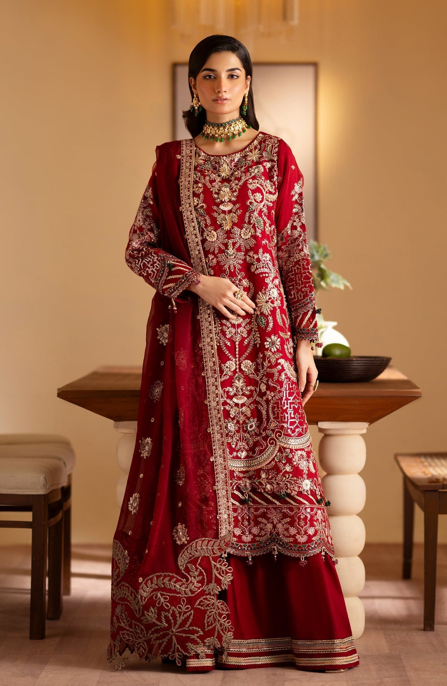 Emaan Adeel | Romansiyyah Luxury Formals 24 | Nashwa - Wedding Dress - Maria Faisal