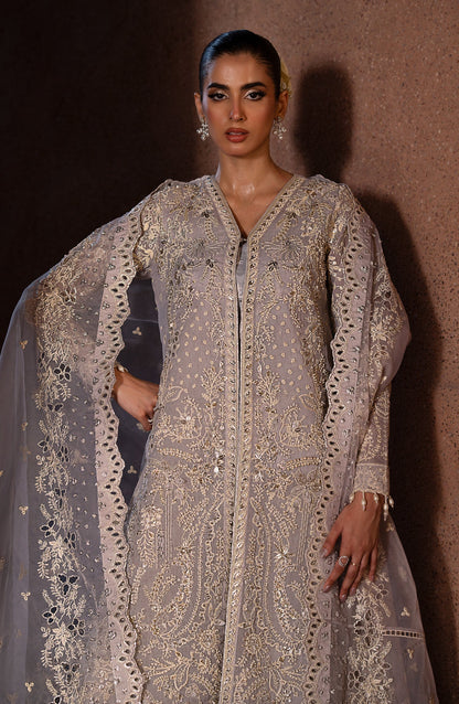 Emaan Adeel | Casabella Wedding Formals | MARINA - Designer Dress with Intricate embroidery and embellishments. Shop elegent wedding dress at Maria Faisal.