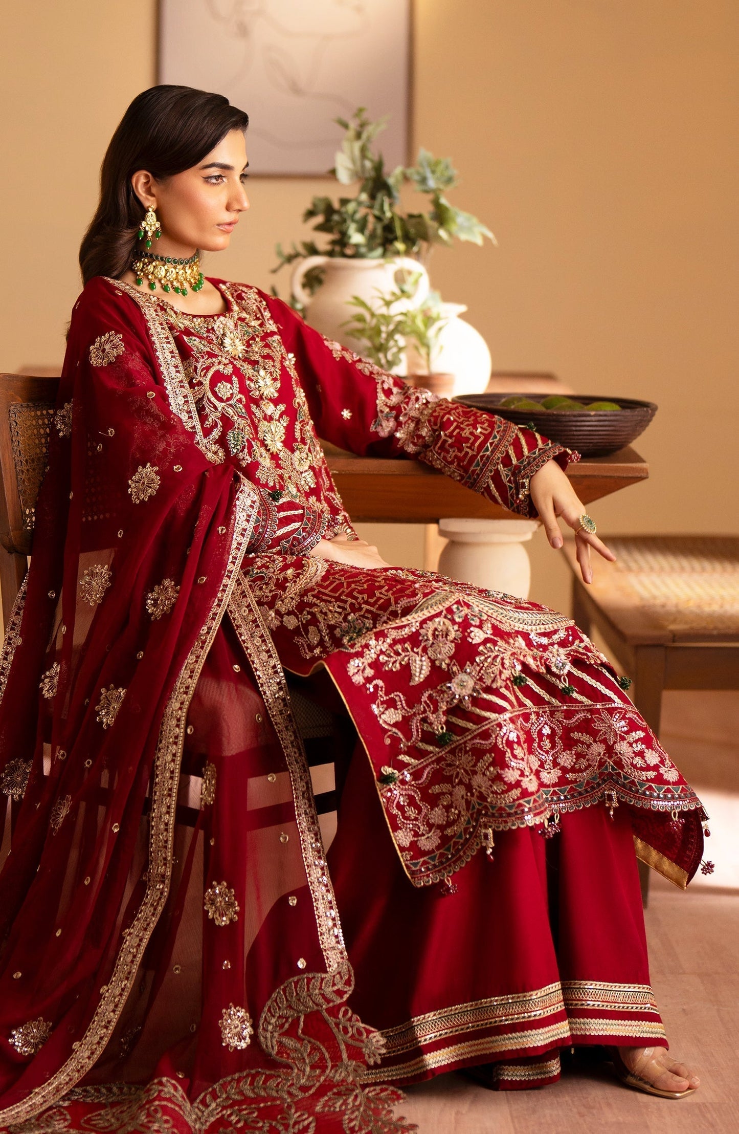 Emaan Adeel | Romansiyyah Luxury Formals 24 | Nashwa - Wedding Dress - Maria Faisal