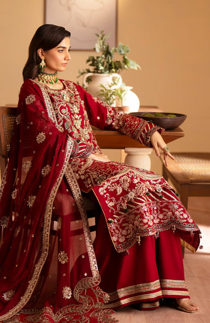 Emaan Adeel | Romansiyyah Luxury Formals 24 | Nashwa - Wedding Dress - Maria Faisal