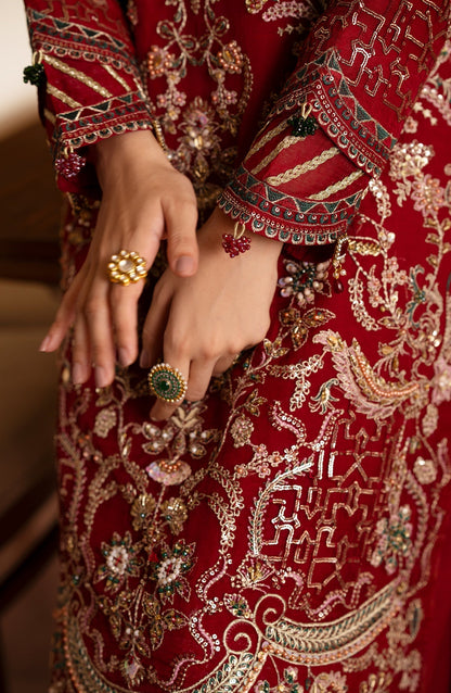 Emaan Adeel | Romansiyyah Luxury Formals 24 | Nashwa - Wedding Dress - Maria Faisal