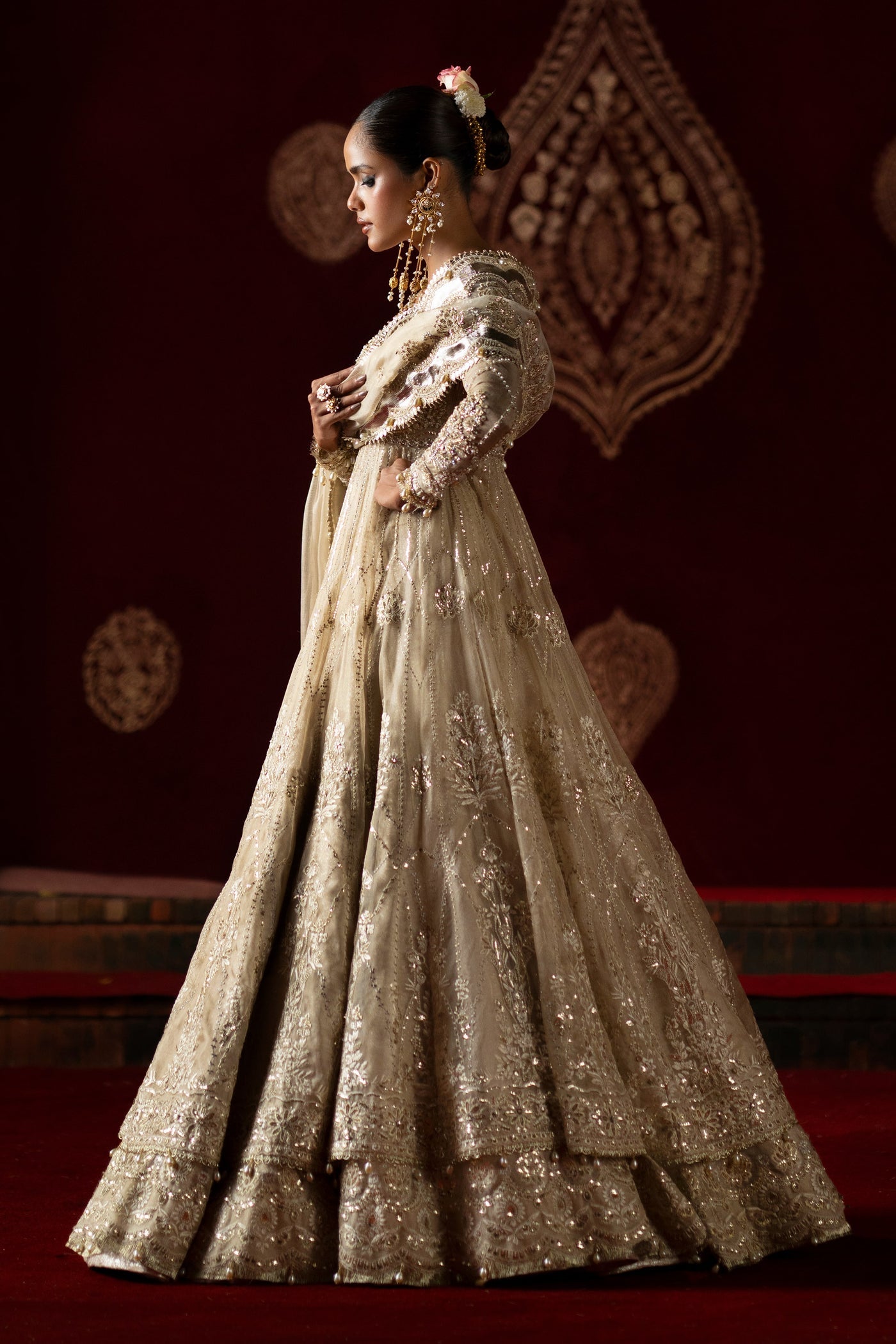 Saad Bin Shahzad | Laavni Formals | ASHFI - Formal Dress - available at Maria Faisal in UK and USA.