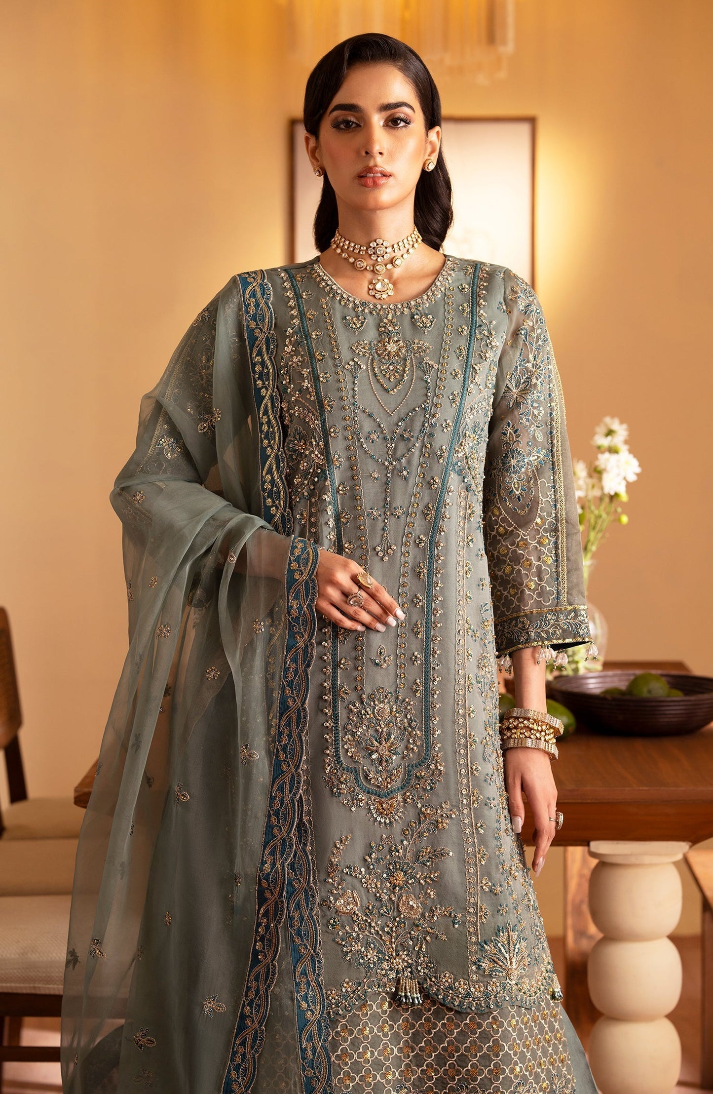 Emaan Adeel | Romansiyyah Luxury Formals 24 | Roheen - Wedding Dress - Maria Faisal