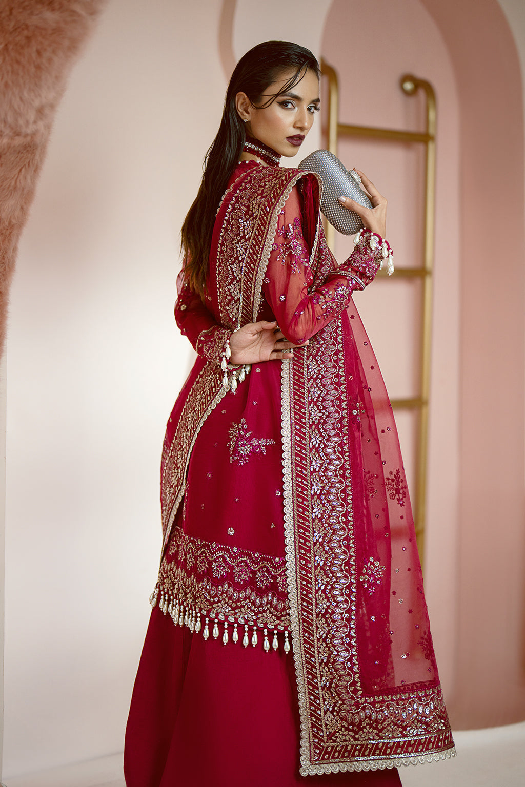 Ayzel | Luminara Wedding Formals | Ruby - Pakistani Dress - Maria Faisal