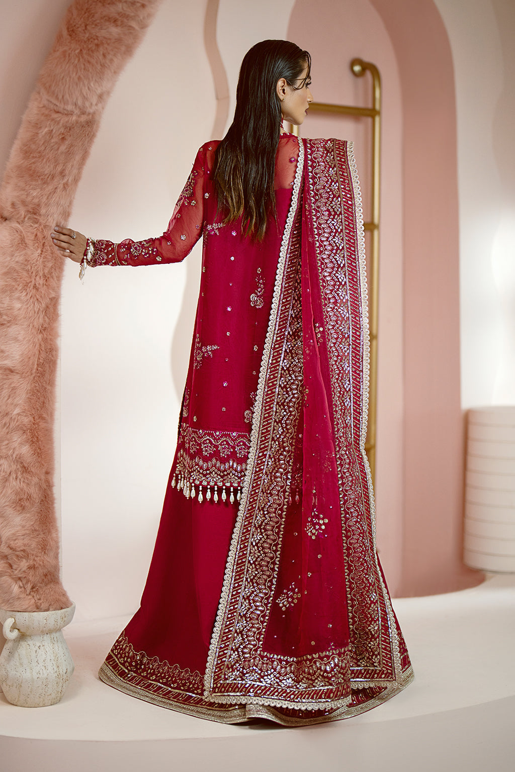 Ayzel | Luminara Wedding Formals | Ruby - Pakistani Dress - Maria Faisal