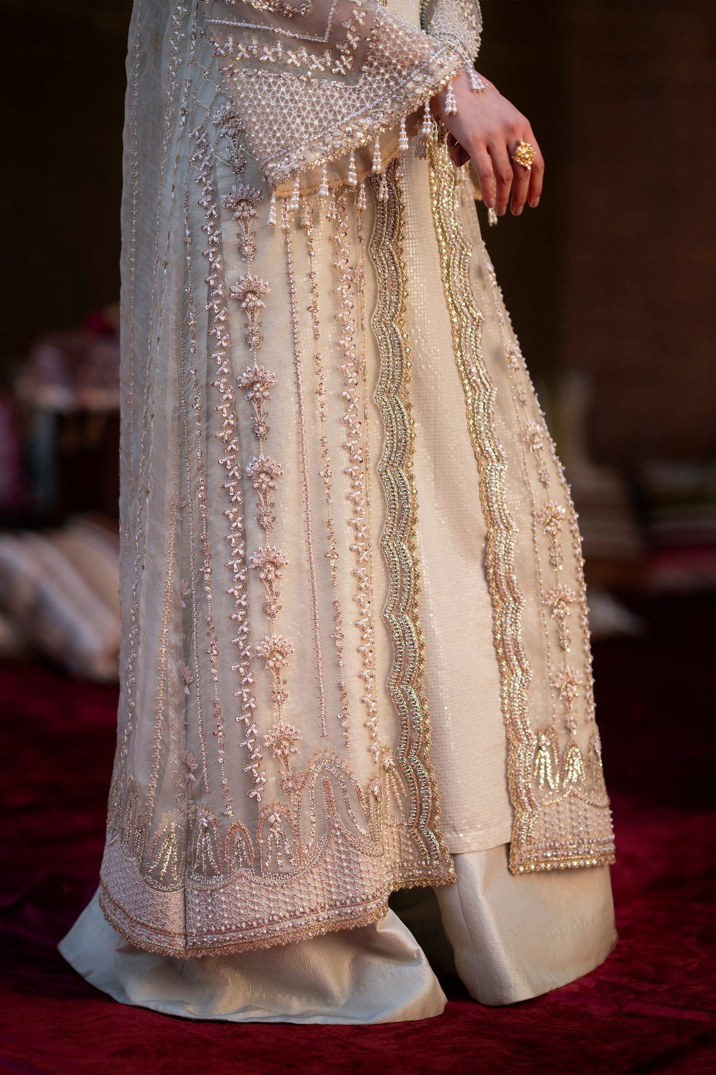 Saad Bin Shahzad | Laavni Formals | LEYLA - Formal Dress - available at Maria Faisal in UK and USA.