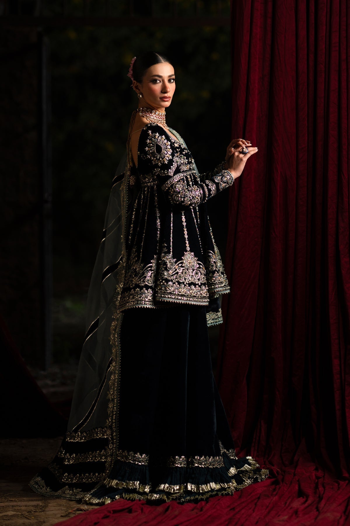 Nyra | Wedding Festive | Lehza - Wedding Dress - available at Maria Faisal in UK and USA.