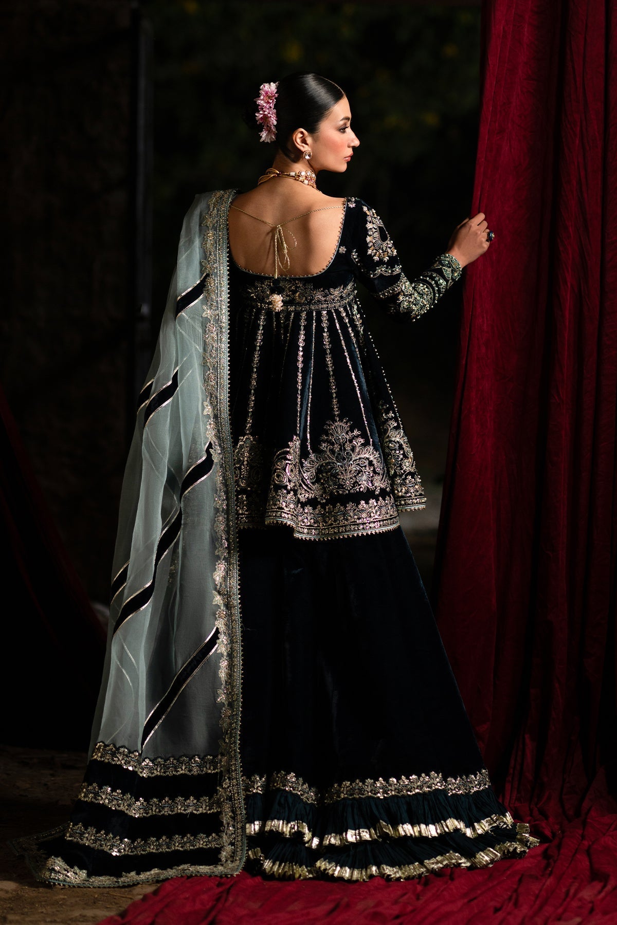 Nyra | Wedding Festive | Lehza - Wedding Dress - available at Maria Faisal in UK and USA.
