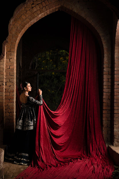 Nyra | Wedding Festive | Lehza - Wedding Dress - available at Maria Faisal in UK and USA.