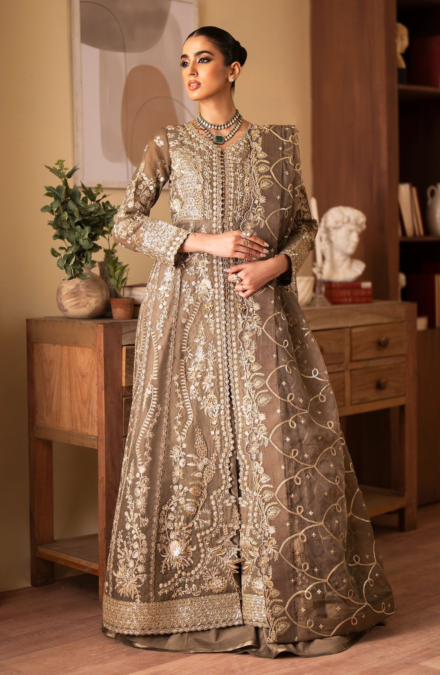 Emaan Adeel | Romansiyyah Luxury Formals 24 | Yesra - Wedding Dress - Maria Faisal