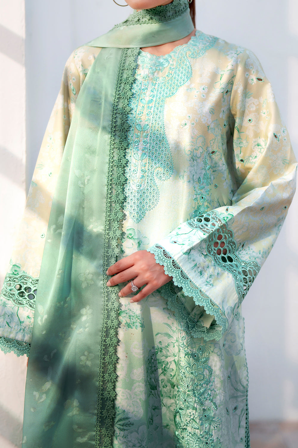 Afrozeh | Sunspell 26 | AURYN - Luxury Dress - available at Maria Faisal in UK and USA.