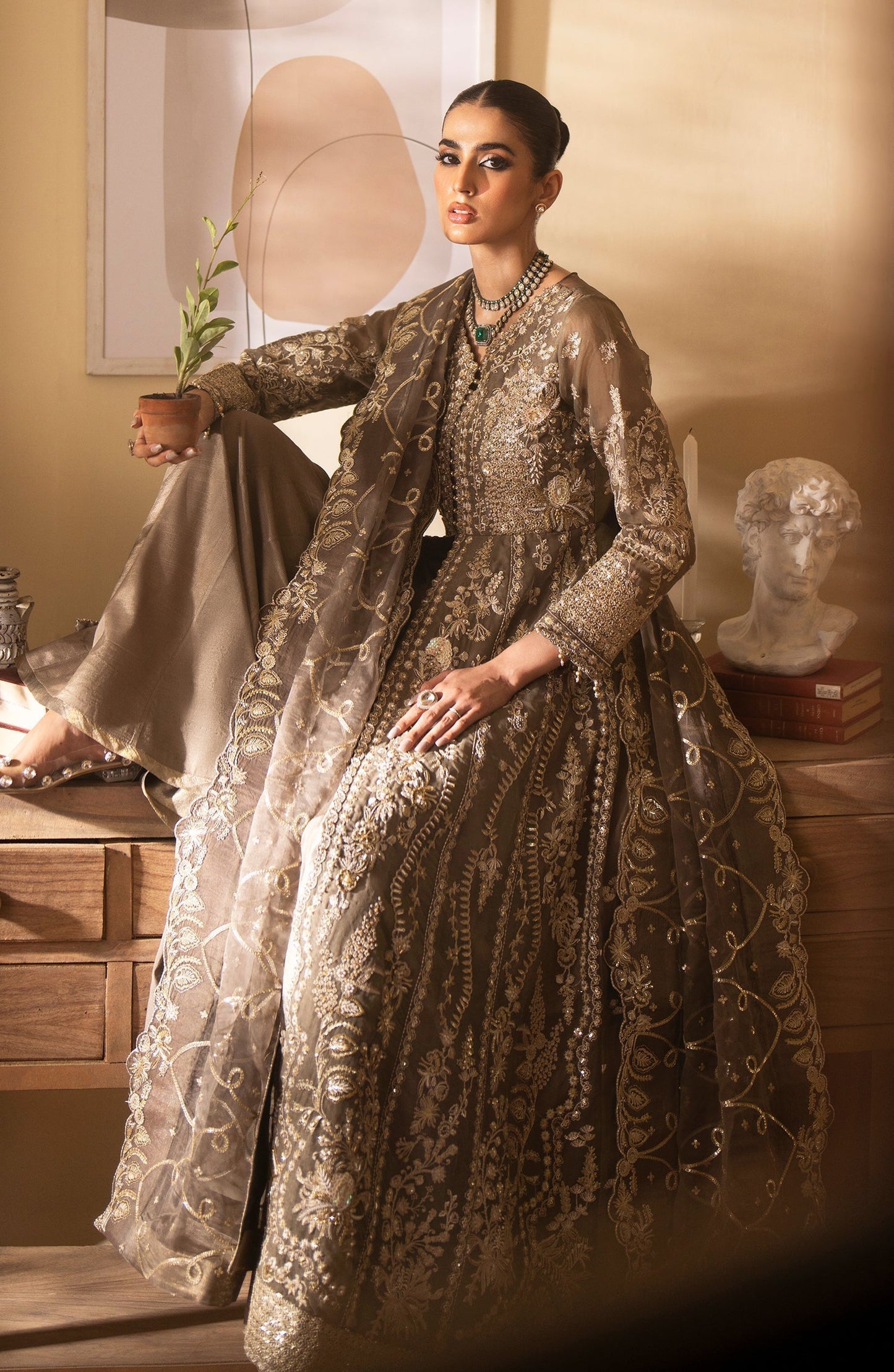 Emaan Adeel | Romansiyyah Luxury Formals 24 | Yesra - Wedding Dress - Maria Faisal
