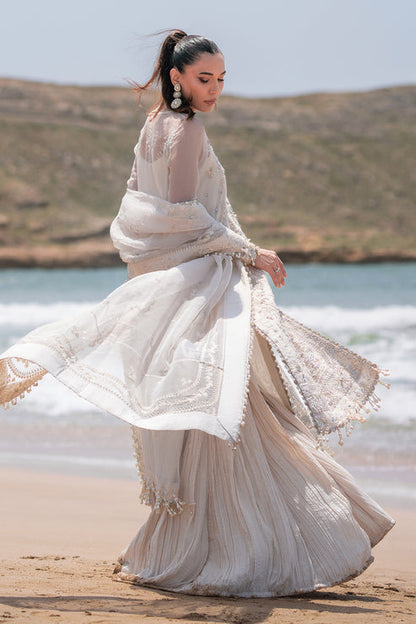 Emaan Adeel | Kamari Reveuse Wedding Formals | NOVA - Designer Dress with Intricate embroidery and embellishments. Shop elegent wedding dress at Maria Faisal.