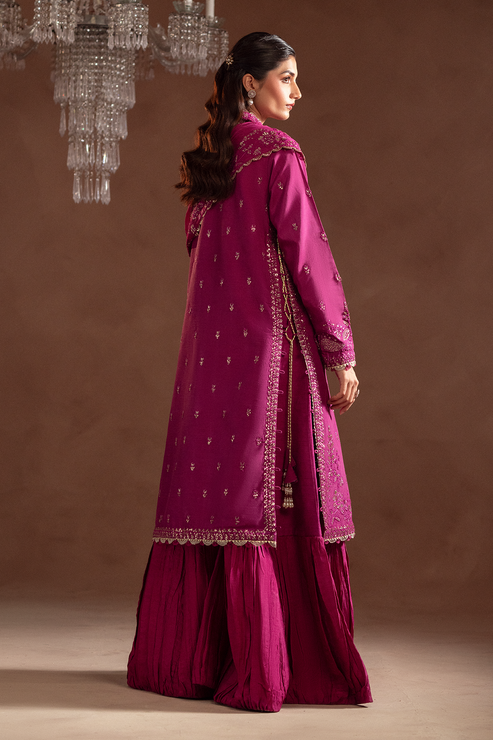 Emaan Adeel | Selene Formals | FIORA - Designer Dress with Intricate embroidery and embellishments. Shop elegent wedding dress at Maria Faisal.