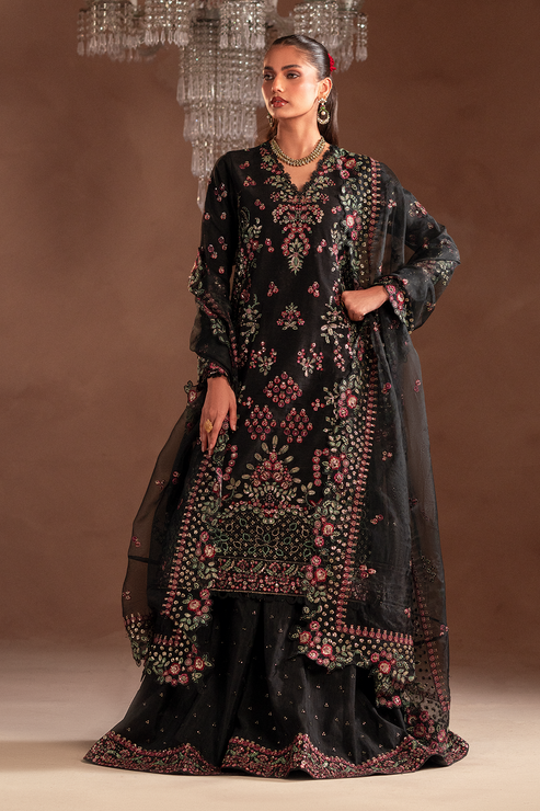 Emaan Adeel | Selene Formals | AMARAE - Designer Dress with Intricate embroidery and embellishments. Shop elegent wedding dress at Maria Faisal.