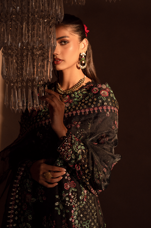Emaan Adeel | Selene Formals | AMARAE - Designer Dress with Intricate embroidery and embellishments. Shop elegent wedding dress at Maria Faisal.