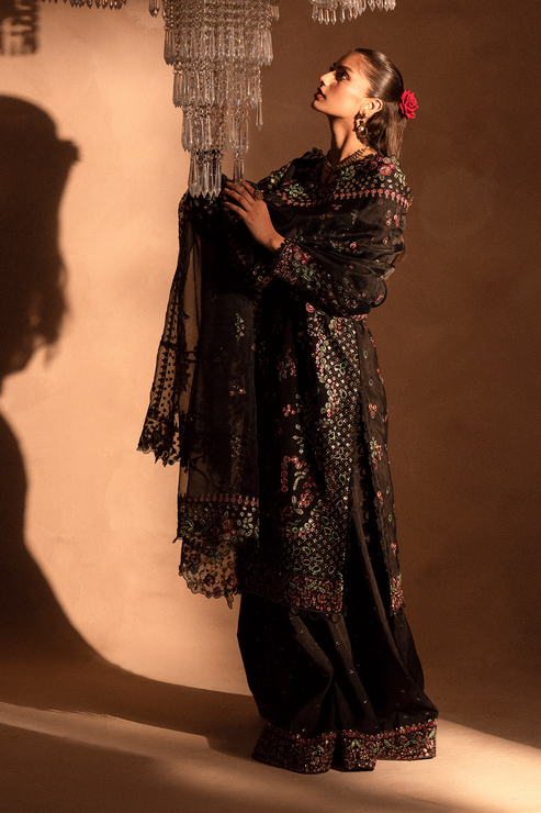 Emaan Adeel | Selene Formals | AMARAE - Designer Dress with Intricate embroidery and embellishments. Shop elegent wedding dress at Maria Faisal.