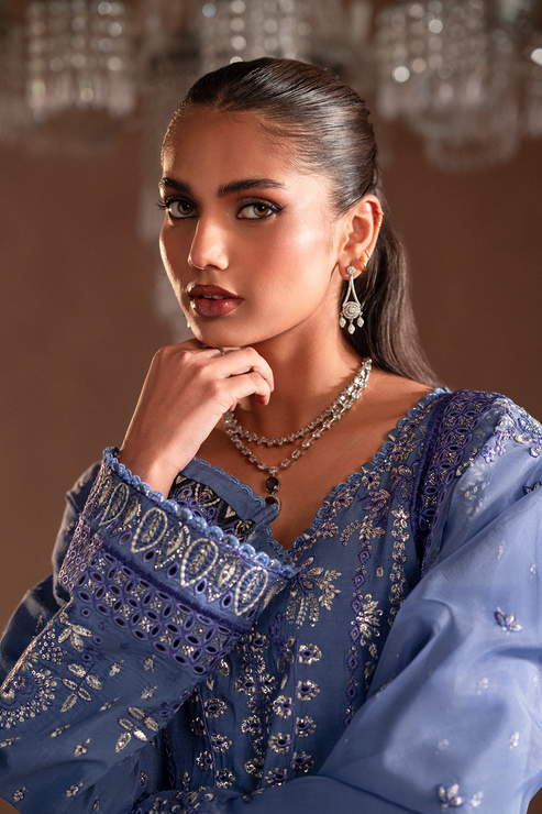 Emaan Adeel | Selene Formals | LUNELLE - Designer Dress with Intricate embroidery and embellishments. Shop elegent wedding dress at Maria Faisal.