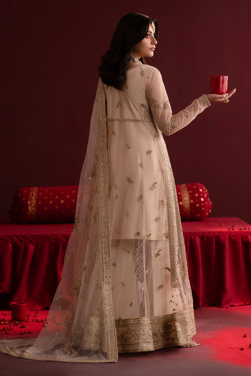 Emaan Adeel | Nooresha Formals 25 | Safira - Designer Dress with Intricate embroidery and embellishments. Shop elegent wedding dress at Maria Faisal.