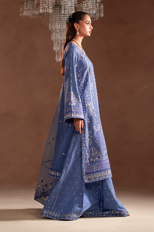 Emaan Adeel | Selene Formals | LUNELLE - Designer Dress with Intricate embroidery and embellishments. Shop elegent wedding dress at Maria Faisal.