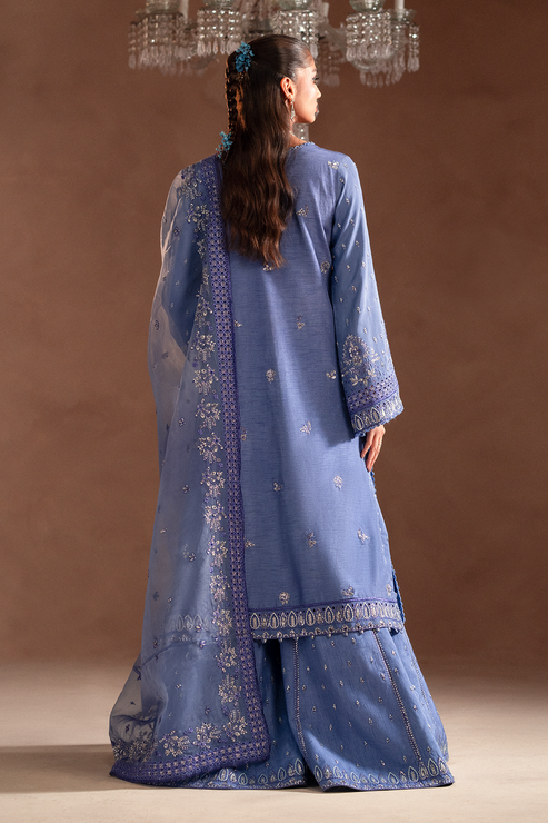 Emaan Adeel | Selene Formals | LUNELLE - Designer Dress with Intricate embroidery and embellishments. Shop elegent wedding dress at Maria Faisal.