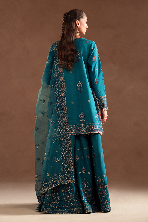 Emaan Adeel | Selene Formals | MIRELLE - Designer Dress with Intricate embroidery and embellishments. Shop elegent wedding dress at Maria Faisal.