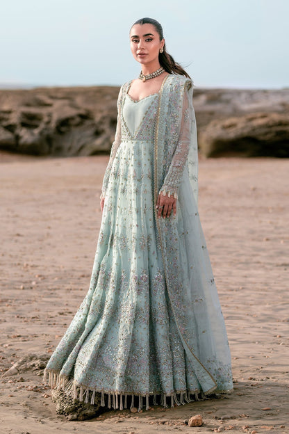 Emaan Adeel | Kamari Reveuse Wedding Formals | LUNYA - Designer Dress with Intricate embroidery and embellishments. Shop elegent wedding dress at Maria Faisal.