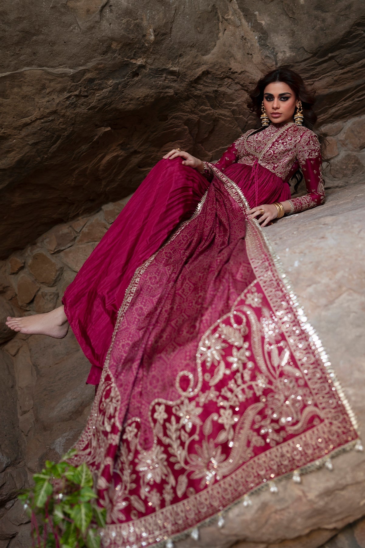 Saad Bin Shahzad | Silk'25 | MAHNAZ - Festive Dress - available at Maria Faisal in UK and USA.