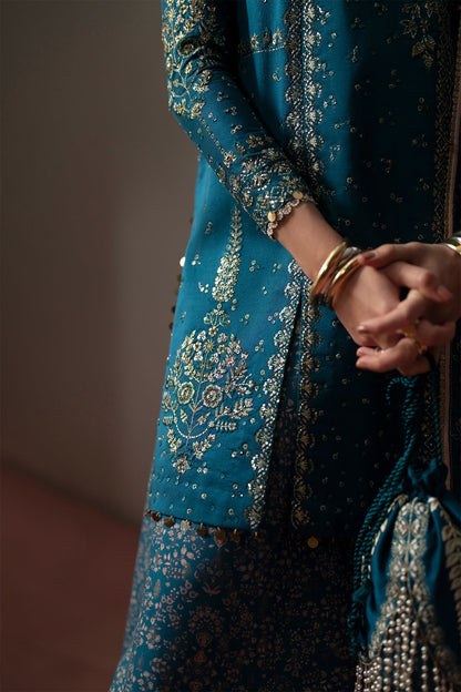 Saad Bin Shahzad | Silk'25 | ESILA - Festive Dress - available at Maria Faisal in UK and USA.