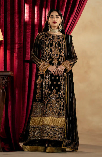 Maryum N Maria | Zamani Beghum Formals 23 | Amber-(MW23-519)