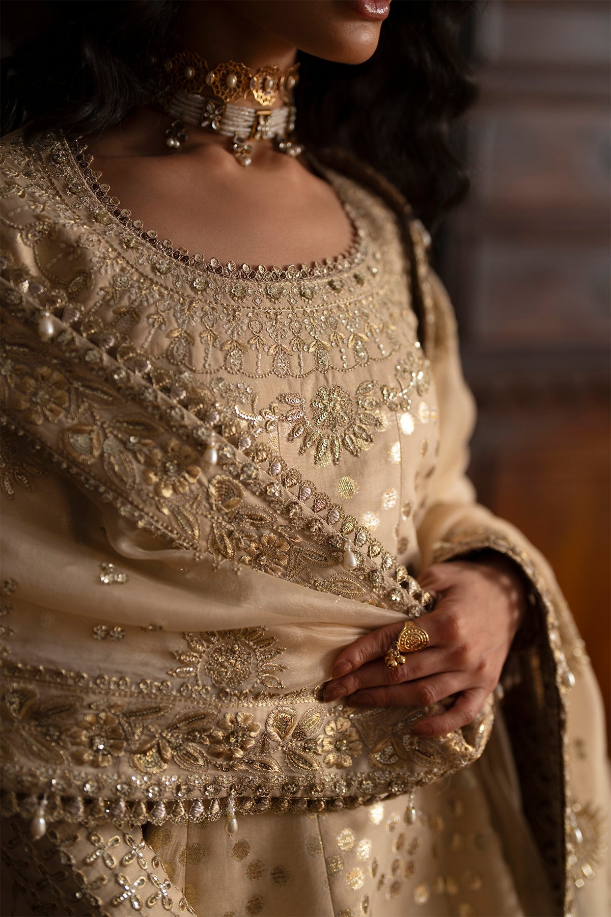 Saad Bin Shahzad | Silk'25 | SAPHINA - Festive Dress - available at Maria Faisal in UK and USA.