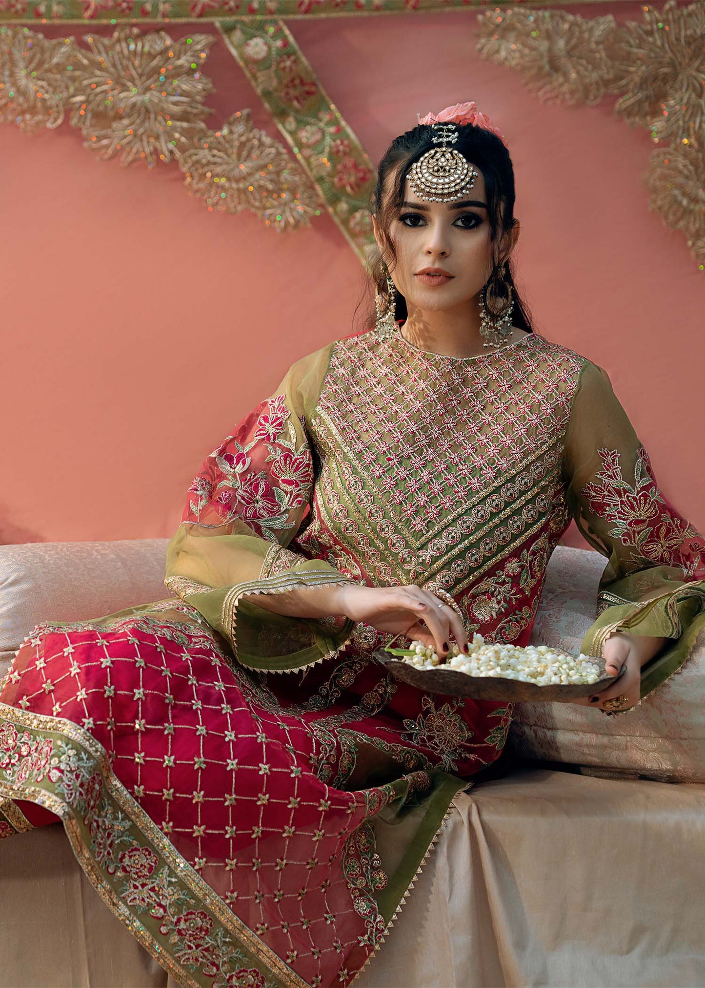 Fozia Khalid | Chamakh Dhamakh Wedding Festivity | Doli by Maria Faisal - Registered Vendor of : Fozia Khalid - type : Ladies Clothes - 100% original wedding dresses