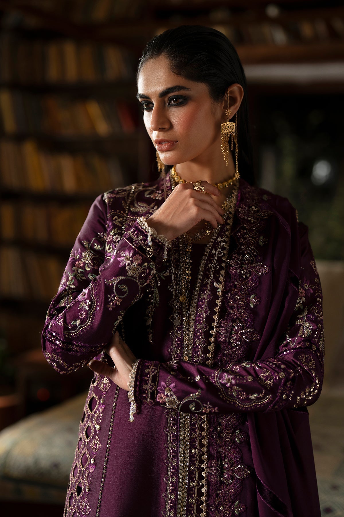 Saad Bin Shahzad | Silk'25 | LAILA - Festive Dress - available at Maria Faisal in UK and USA.