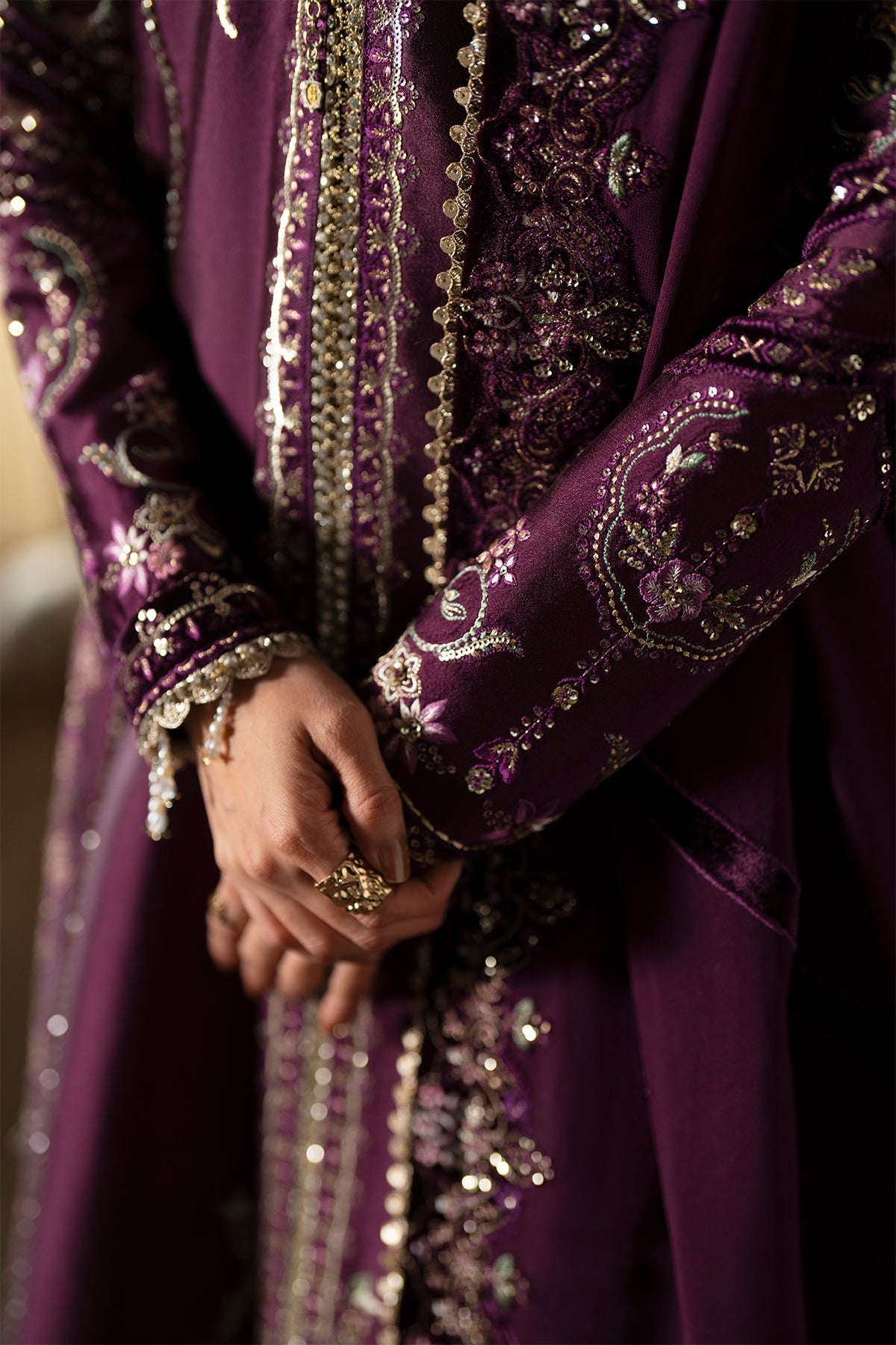 Saad Bin Shahzad | Silk'25 | LAILA - Festive Dress - available at Maria Faisal in UK and USA.