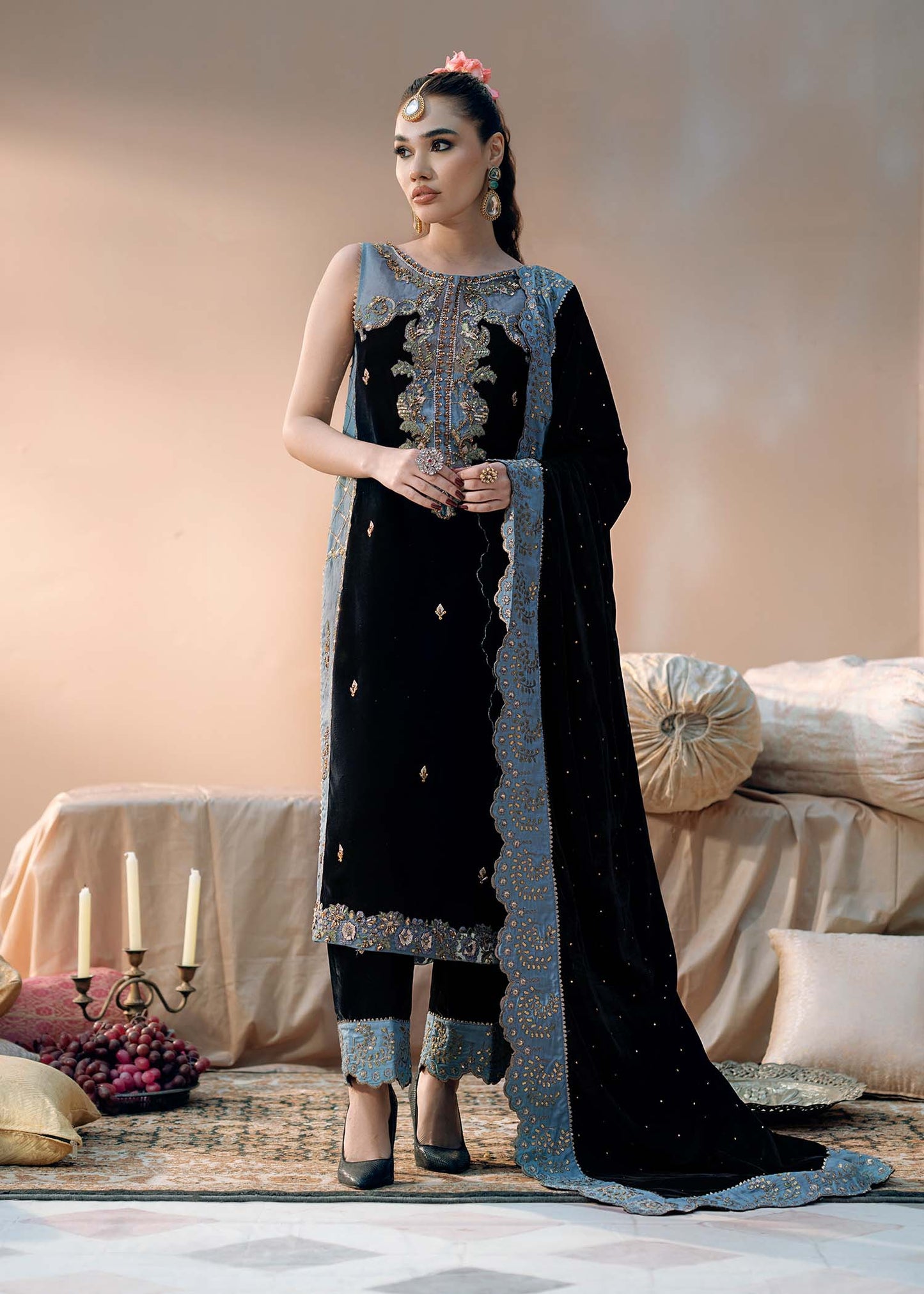 Fozia Khalid | Chamakh Dhamakh Wedding Festivity | Heer by Maria Faisal - Registered Vendor of : Fozia Khalid - type : Ladies Clothes - 100% original wedding dresses