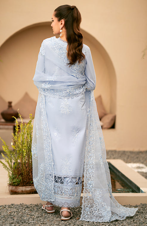 Emaan Adeel | Navaeh Luxury Pret | INDIRA - Designer Dress with Intricate embroidery and embellishments. Shop elegent wedding dress at Maria Faisal.