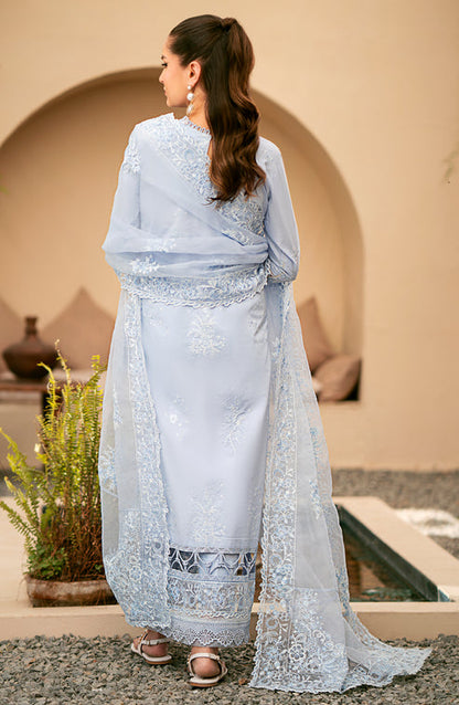 Emaan Adeel | Navaeh Luxury Pret | INDIRA - Designer Dress with Intricate embroidery and embellishments. Shop elegent wedding dress at Maria Faisal.