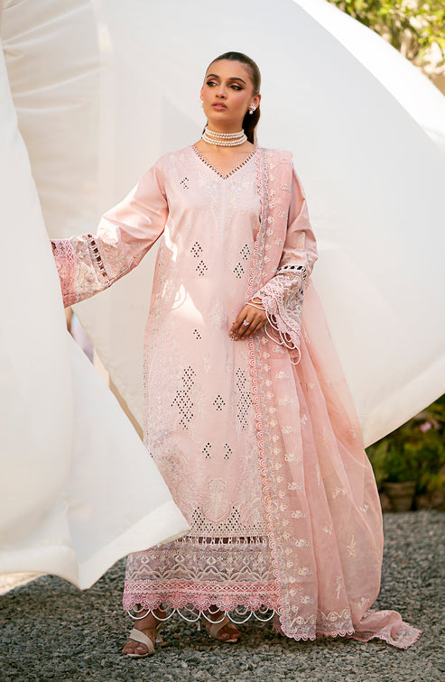 Emaan Adeel | Navaeh Luxury Pret | ZARIA - Designer Dress with Intricate embroidery and embellishments. Shop elegent wedding dress at Maria Faisal.