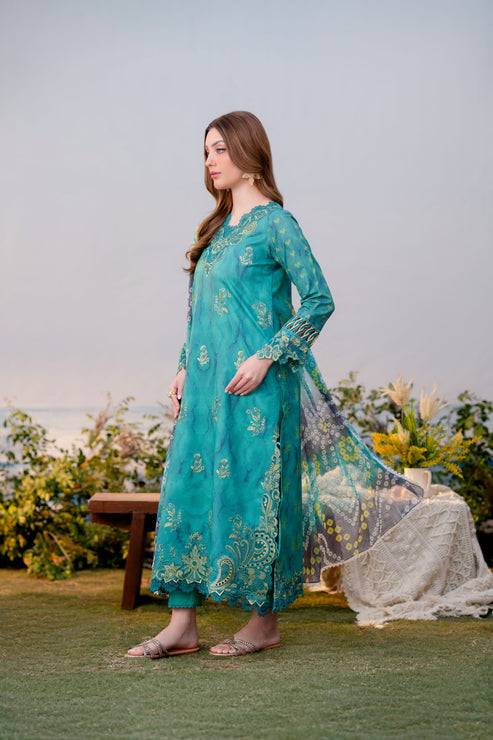 Aabyaan | Shezlin Chikankari Ramadan Edit 25 | ESLEM (AR-11) by Maria Faisal - Registered Vendor of : Aabyaan - type : Ladies Clothes - 100% original wedding dresses