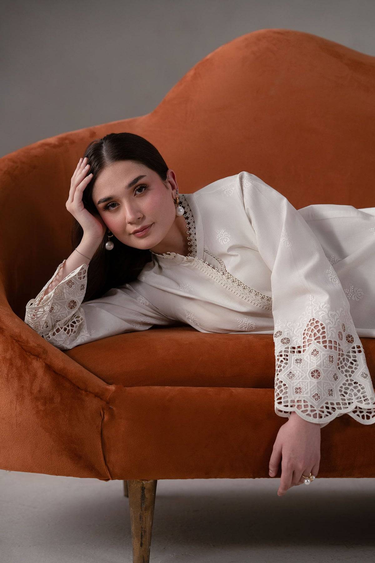 Akbar Aslam | Pret Lawn | Ecru by Maria Faisal - Registered Vendor of : Akbar Aslam - type : Ladies Clothes - 100% original wedding dresses