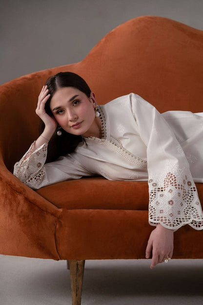 Akbar Aslam | Pret Lawn | Ecru by Maria Faisal - Registered Vendor of : Akbar Aslam - type : Ladies Clothes - 100% original wedding dresses