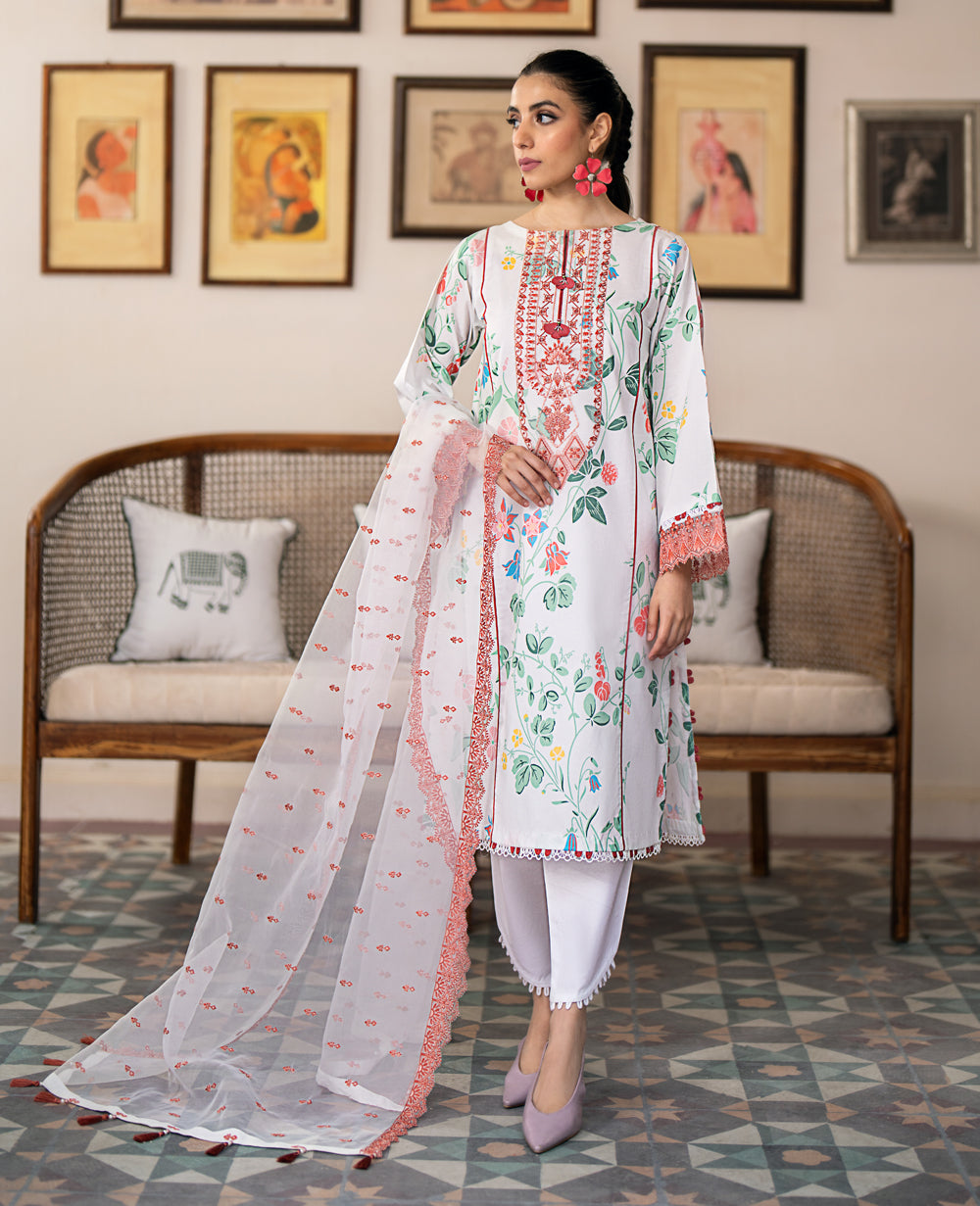 Xenia Formals | Summer Soiree Lawn | PAULO - Waniyas