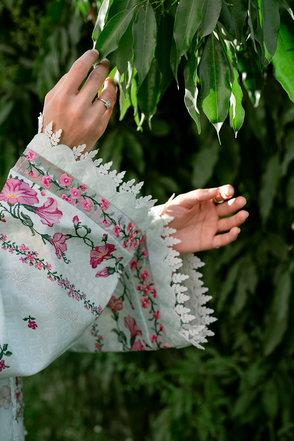 Sardinia | Cocktail Luxury Lawn | ROSA - Designer Dress with Intricate embroidery and embellishments. Shop elegent wedding dress at Maria Faisal.