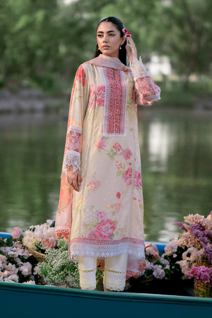 Sardinia | Cocktail Luxury Lawn | CORAL - Designer Dress with Intricate embroidery and embellishments. Shop elegent wedding dress at Maria Faisal.