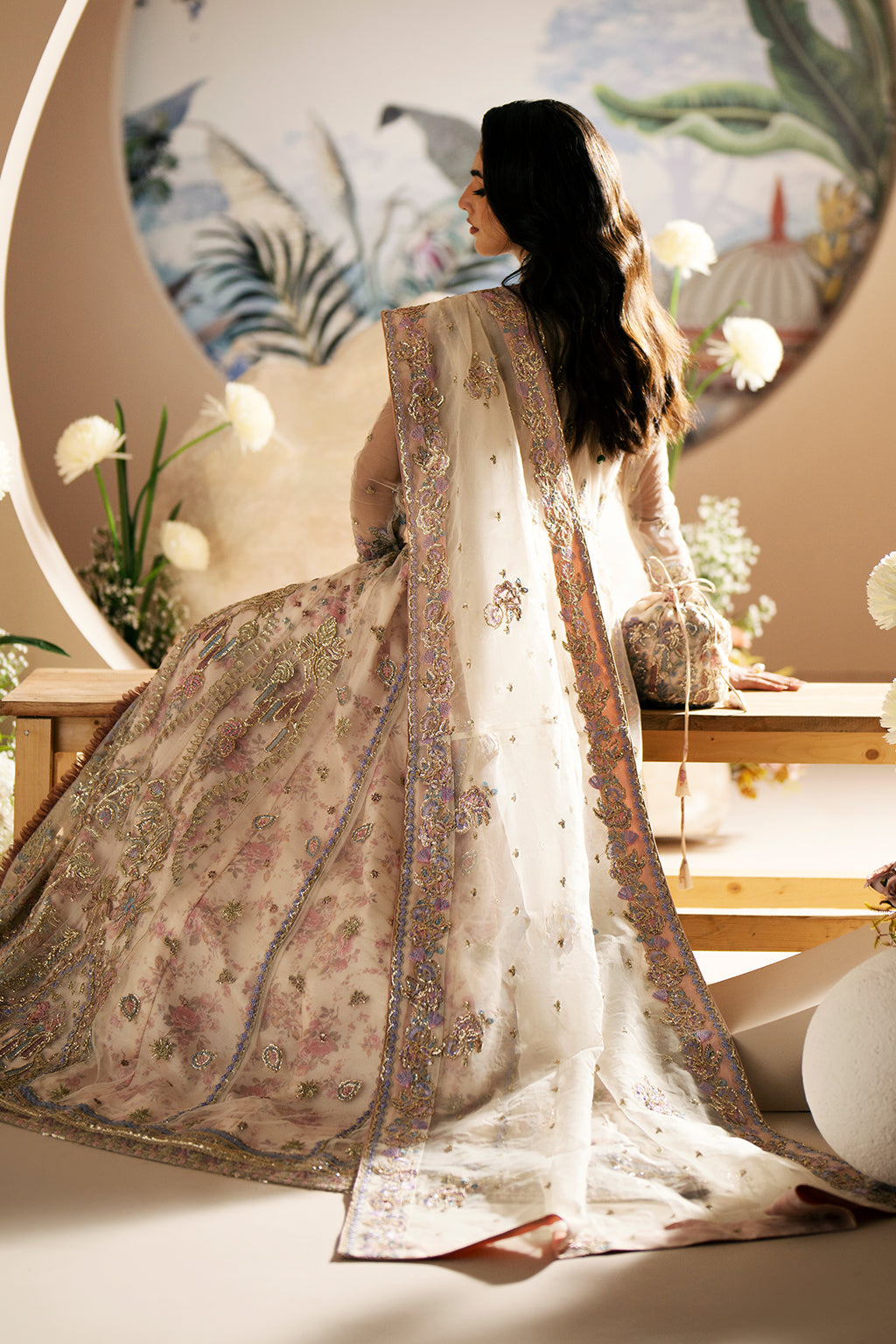 AJR Couture | Festive Formals 24 | Amaryllis - Pakistani Designer Dress - Maria Faisal