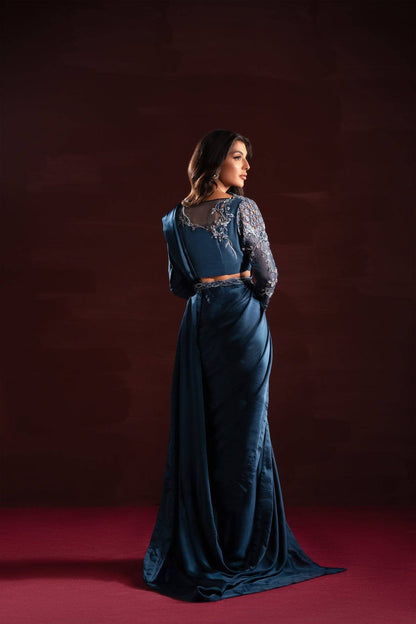 Ayesha and Usman | Celestial Night | Aria by Maria Faisal - Registered Vendor of : Ayesha and Usman - type : Ladies Clothes - 100% original wedding dresses