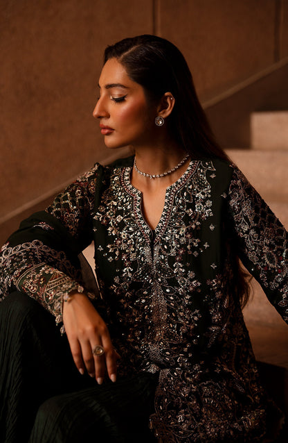 Emaan Adeel | Casabella Wedding Formals | ARISTA - Designer Dress with Intricate embroidery and embellishments. Shop elegent wedding dress at Maria Faisal.