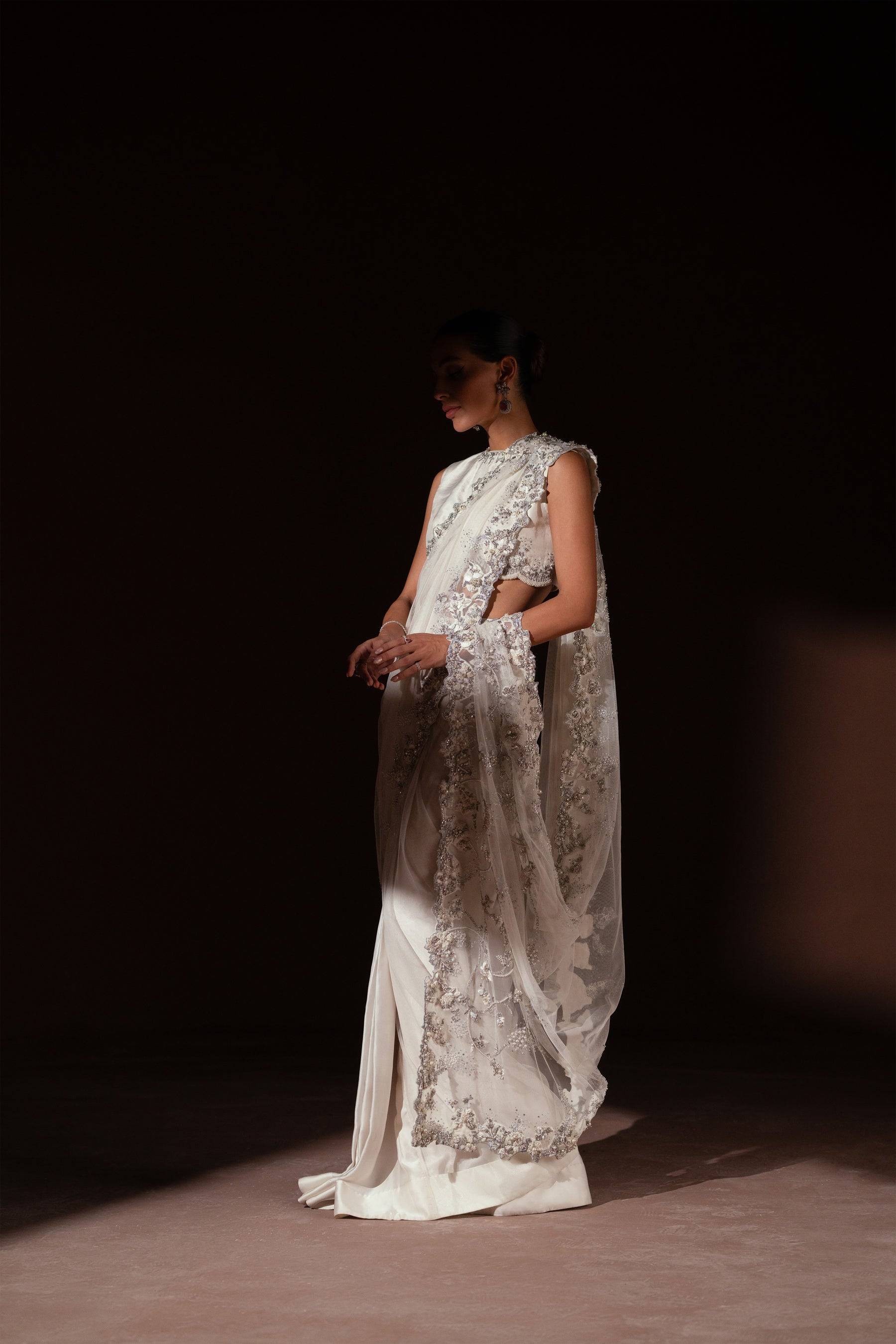 Ayesha and Usman | Celestial Night | Ivory by Maria Faisal - Registered Vendor of : Ayesha and Usman - type : Ladies Clothes - 100% original wedding dresses