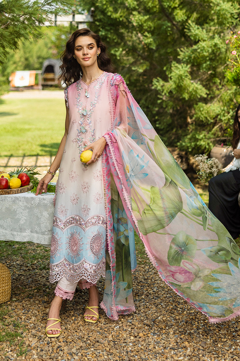 Mushq | Solace Ombre Chikankari | Sorriso by Maria Faisal - Registered Vendor of : Mushq - type : Ladies Clothes - 100% original wedding dresses